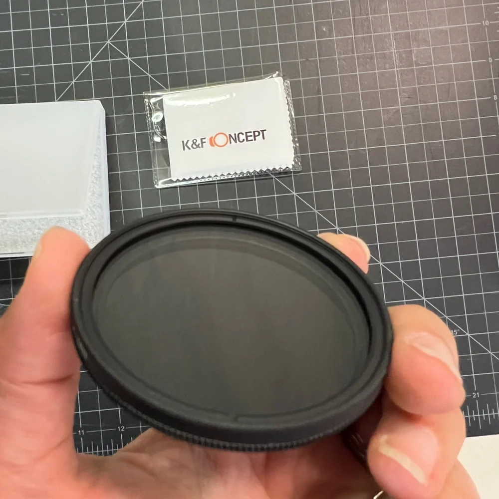 NIB K & F concept variable fader 58mm ND (neutral density) filter